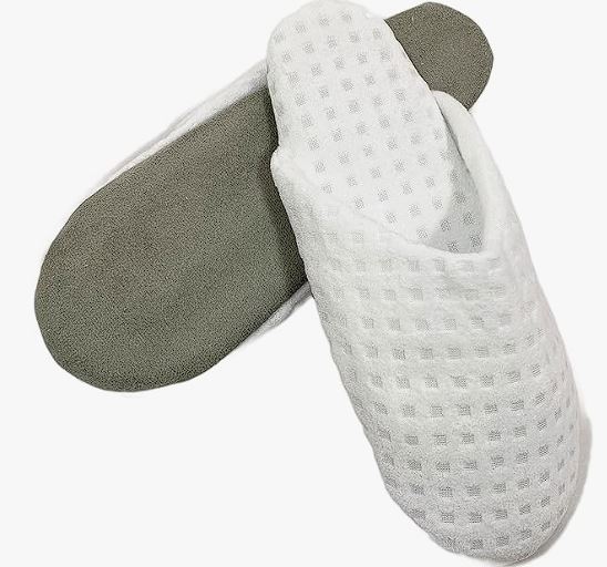 4-Pairs-Hotel-Home-Soft-Guest-Slippers-B&B-SPA-losed-Toe-Waffle-size-3-5