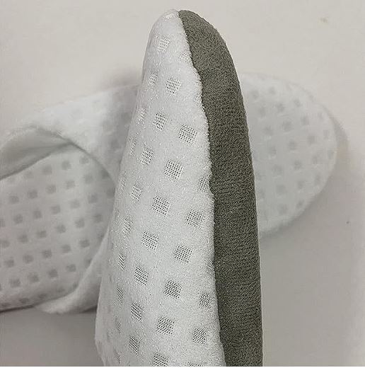 3-A-4-Pairs-Hotel-Home-Soft-Guest-Slippers-B&B-SPA-losed-Toe-Waffle-size-3-5
