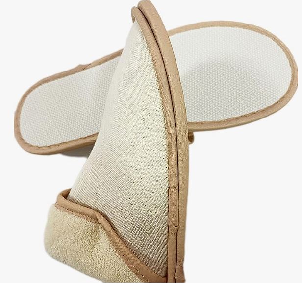 Hotel-Slippers-Beige-Size-4-7-Spa-B&B-Home-3