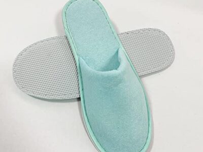 A&T-Hotel-Guest-Slippers-Closed-Toe-Terry-towel-material-4-pairs-Unisex-Spa-Home-Travel-29cm/11