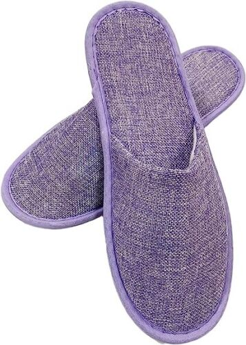 A&T-Hotel-Guest-Slippers-Closed-Toe-Terry-towel-material-4-pairs-Unisex-Spa-Home-Travel-29cm/11